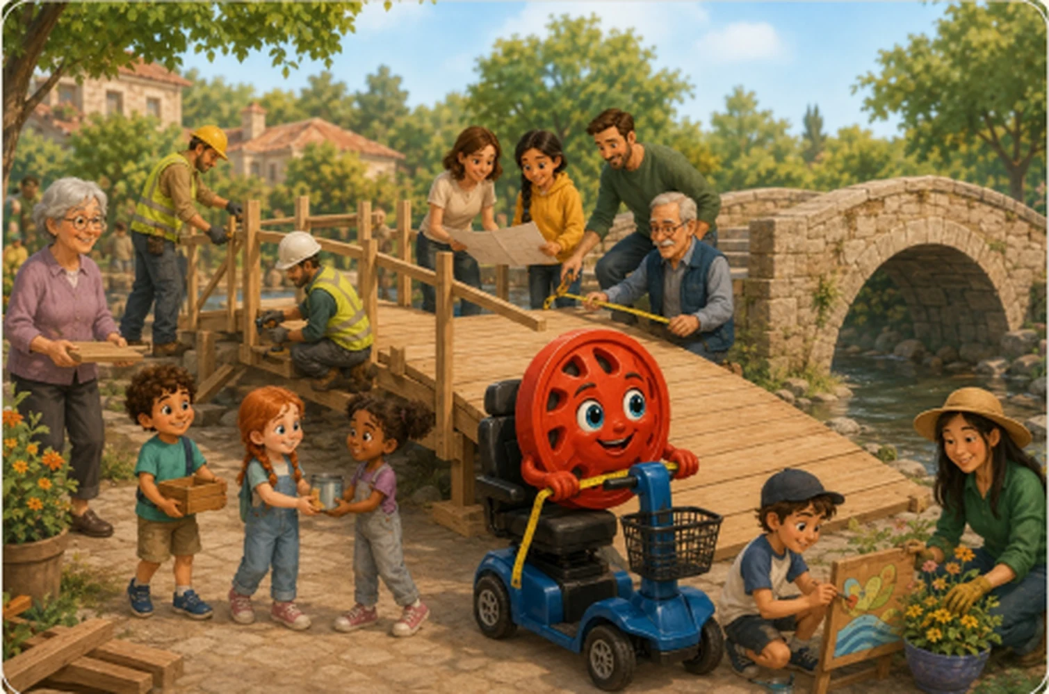 וילי והקהילה בונים ובודקים יחד דרך חדשה